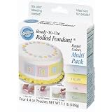 Wilton Pastel Colors Fondant, Multi Pack