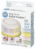 Wilton Pastel Colors Fondant,  Multi Pack