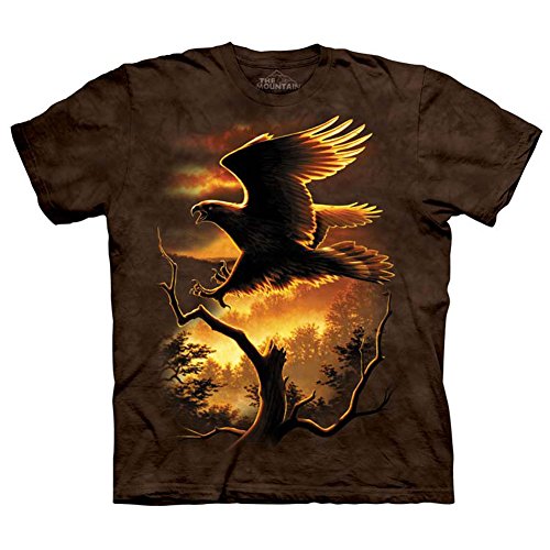 The Mountain Golden Eagle Soaring Adult Tee T-shirt