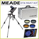 Meade ETX-90AT (f 13.8) Maksutov-Cassegrain Telescope with Meade ETX90 Telescope Hard Case +...