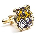 LSU Tigers NCAA Logo'd Executive Cufflinks w/ Jewelry Box