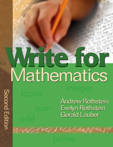 Write for Mathematics