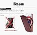 For Apple iPhone 5 5s SE Case, FLOVEME [Slim Fit] [Flip Folio] Premium Vintage Ultra Thin Magnetic PU Leather Flip Pouch [Extra Grip] Full Protection Cover Holder - Black