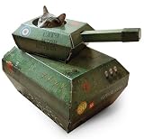 Suck UK Cat Entertainment Cardboard Playhouse - Tank