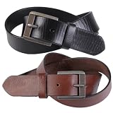 Joseph Abboud Mens Genuine Saddle Leather Belt