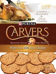 Carvers Roasted Slices for Dogs, Chicken, 16-Ounce Bags (Pack of 2)