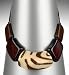 (04010593) Animal Print Mix Bead Rope Necklace in Miscellaneous