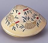 蛤香合　海松貝絵　了々斎好写　中村湖彩作