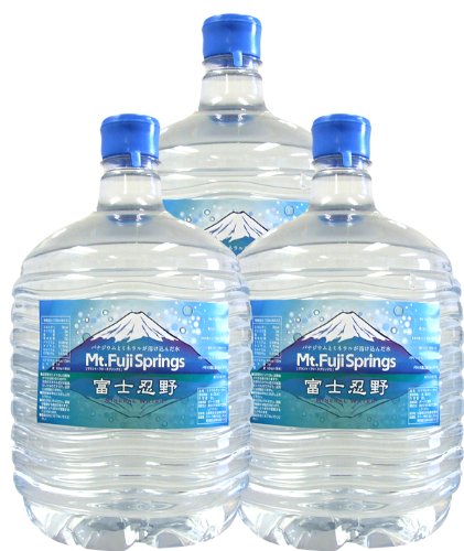 バナジウム含有Ｍｔ.ＦｕｊｉＳｐｒｉｎｇｓ富士忍野　ＰＥＴボトルミネラルウォーター8Ｌ×3本　（標準ｳｫｰﾀｰｻｰﾊﾞｰで使える容器/1Ｗａｙタイプ）