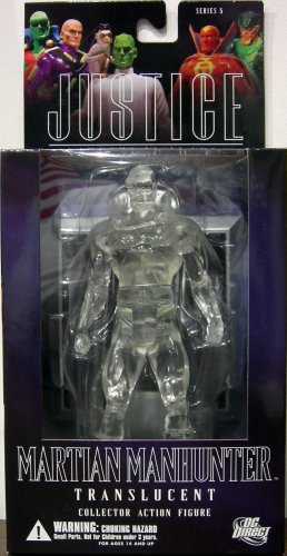  Justice League Alex Ross Series 5 Translucent Martian Manhunter Action Figure