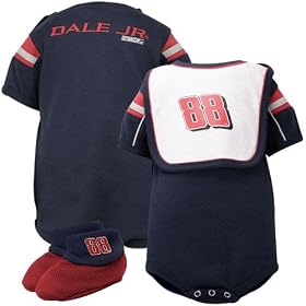 nascar baby clothes 88 Dale Earnhardt Jr Creeper Bib Booties