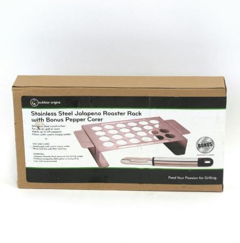 OUTDOOR ORIGINS Jalapeno Roasting Rack &amp; Pepper Corer by Outdoor Origins