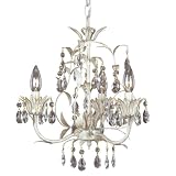 Laura Ashley MLVH0373 Lavenham 3-Light Mini Chandelier, Gilded Patina