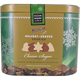 Gourmet Food : **NEW** Holiday Sugar Chocolate Dipped Moravian Cookies in Tin 8.5 oz