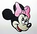 Minnie Mouse Pink Bow Patches 7x7.5 Cm Iron on Patch/embroidered Patch This Appliques Are Great for T-shirt, Hat, Jean ,Jacket, Backpacks