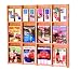 Luggage Pros 12 Magazine/24 Brochure Oak & Acrylic Wall Display
