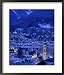 Innsbruck at Night, Austria Framed Photographic Poster Print by Walter Bibikow, 22x26