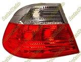 99-01 BMW E46 3 SERIES TAIL LIGHTS - RED / SMOKE - 2DR - KS