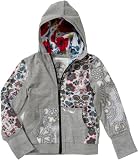 Desigual Girls 2-6X Ditzy Floral Zip-Up Sweatshirt