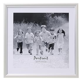 【クリックでお店のこの商品のページへ】スクエア 樹脂製フレーム ポートレート マット無 ホワイト F-SQP-300W