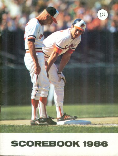 Baltimore Orioles Scorebook 1986: July 27, 1986 vs. Chicago White Sox
