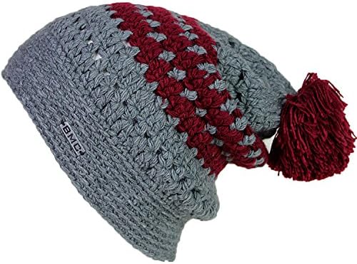 Bmc Headwear - Slouchy Beanie - The Heavenly - Grey/port