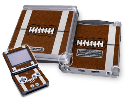 Football Design GameBoy SP Decorative Protector Skin Decal Sticker