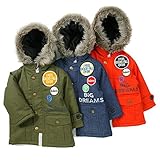 【アウトレット】Bobson コート (80～130cm) キムラタンの子供服 オレンジ 100 ( 77260x77760-154 )