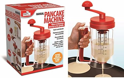 Pancake Batter Dispenser Includes Bonus (12-inch-Spatula) for Waffle Cupcake Muffin Crepe Donut Dispensers with Easy Pull Trigger