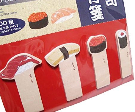 Sushi Sticker Post-it Bookmark Marker Memo Index Tab Sticky Note 100 Pages