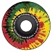 Speed Demons Rasta Dye Skateboard Wheels - Set of 4 - Size 52 mm