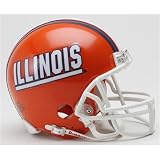 Illinois Fighting Illini Miniature Replica NCAA Helmet w/Z2B Mask