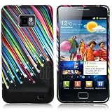 AIO Shooting Star Gel Case Cover For Samsung Galaxy S2 i9100 + Screen Protector