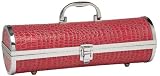 Gala Pink Croc Wine Purse