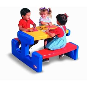 Little Tikes Large Picnic Table - Primary