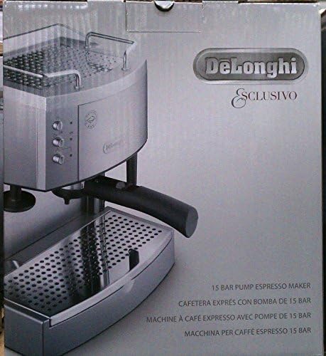 DELONGHI ESCLUSIVO ESPRESSO MAKER CAPPUCCINO LATTE FROTHER MACHINE 15 BAR PUMP