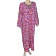 Evening Gown Long Sleeve Viscose Caftan Size L (kftn843)