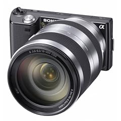 Sony NEX-5HB Systemkamera (14 Megapixel, Live View, Full HD Videoaufnahme) Kit schwarz inkl. 18-200mm Objektiv