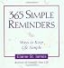 365 Simple Reminders: Ways to Keep Life Simple