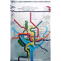 DC Transit Map Shower Curtain