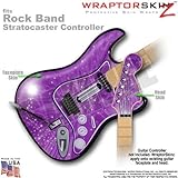 Stardust Purple WraptorSkinz Skin fits Rock Band Stratocaster Guitar for Nintendo Wii, XBOX 360, PS2
