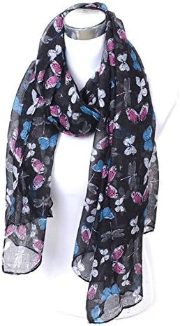 Rosetic Colorful Butterfly Animal Autumn/Winter Fashion Scarf
