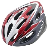  : Giro Transfer Sport Bike Helmet (Red/Gunmetal, Universal Fit)