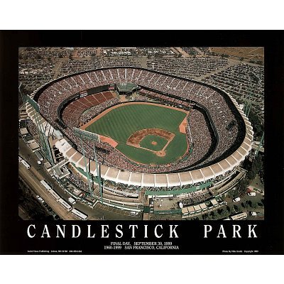 Best Cheap Professionally Framed Mike Smith San Francisco Giants Candlestick Park Final Day Sept 30 1999 Sports Poster Print - 8x10 with RichAndFramous Black Wood Frame