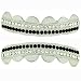 Silver plated Grillz top & bottom set grills bling