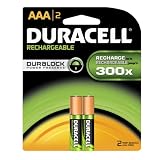 Duracell Rechargeable Aaa Batteries 2 Count (Packaging May Vary)