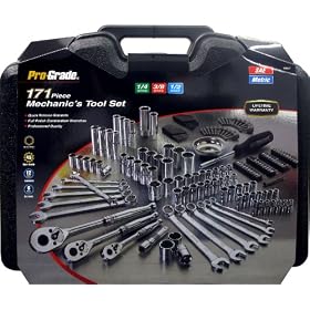 Pro-Grade 19037 171 piece Mechanic's Tool Set by Allied