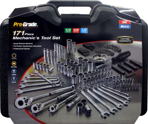 Pro-Grade 19037 171 piece Mechanic's Tool Set On Sale