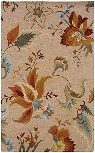 Heirloom Rugs Floral Garden Rug, Cream/Multi, 5' x 8'
