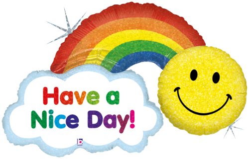 Betallic F85649P - Folienballon - Birthday Have a nice day, 45 Zoll, holografisch Preisvergleich
